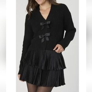 French Connection Black Cardigan Sweater